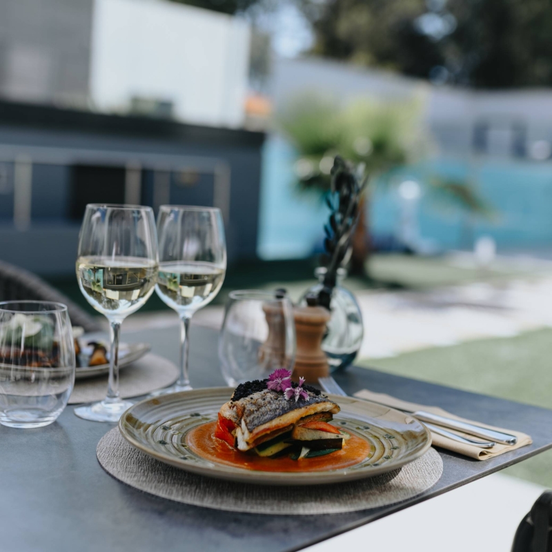 Le restaurant - Restaurant Terrasse Carcassonne - Le Meez - Restaurant Carcassonne - Séminaire Carcassonne